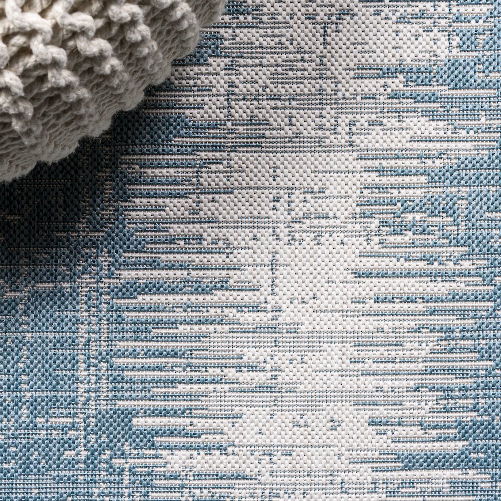 Scandi Minimalist Border Indoor/Outdoor Area Rug. Picture 4