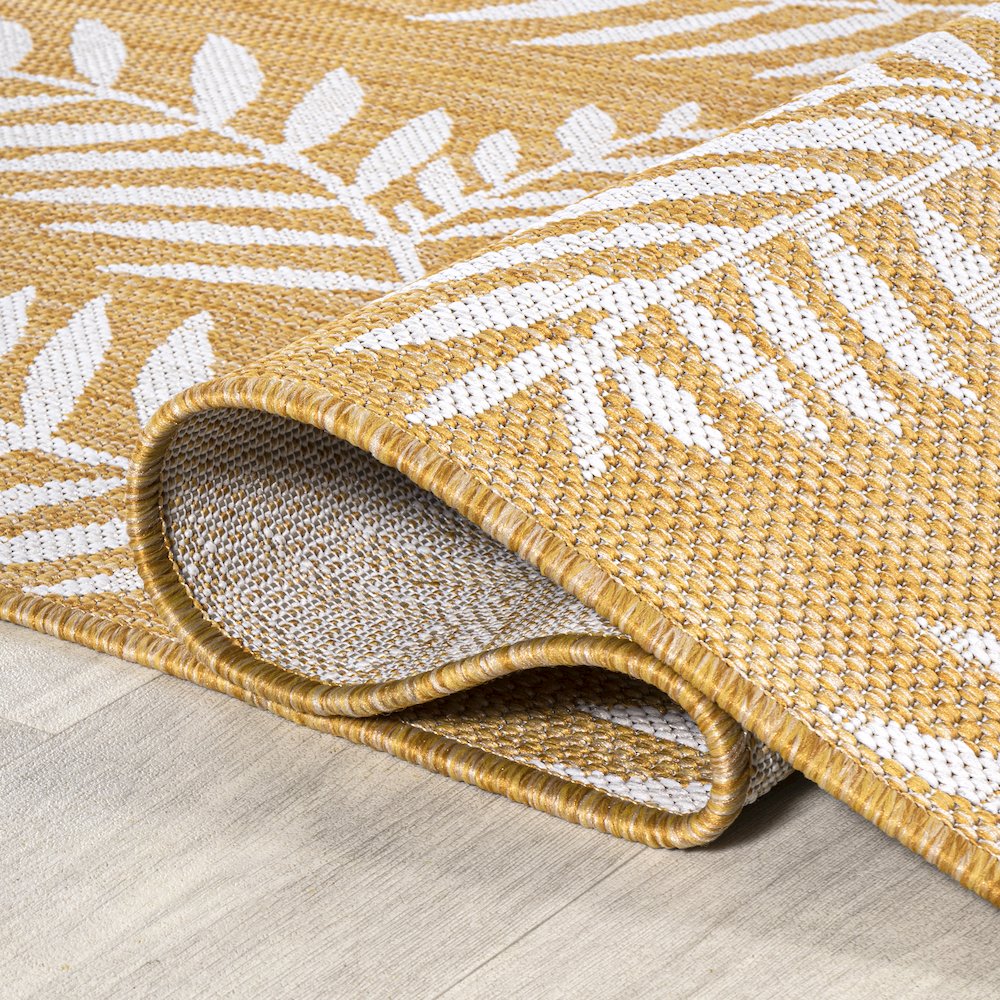 Nevis Palm Frond Indoor/Outdoor Area Rug. Picture 6