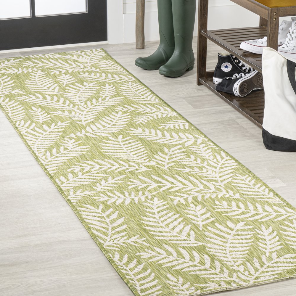 Nevis Palm Frond Indoor/Outdoor Area Rug. Picture 2