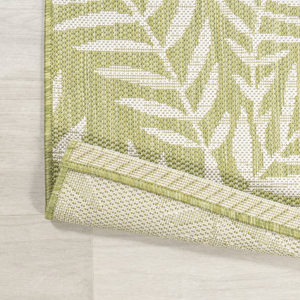 Nevis Palm Frond Indoor/Outdoor Area Rug. Picture 3