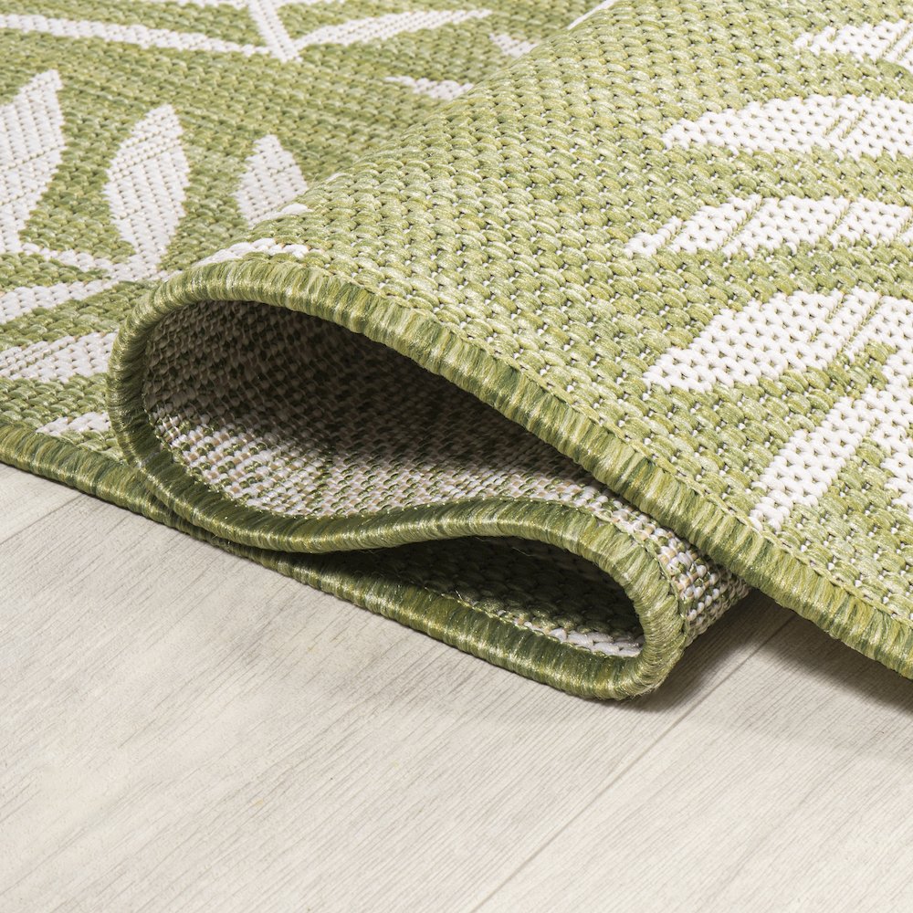 Nevis Palm Frond Indoor/Outdoor Area Rug. Picture 6