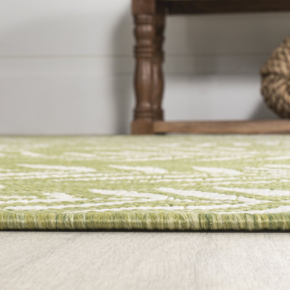 Nevis Palm Frond Indoor/Outdoor Area Rug. Picture 9