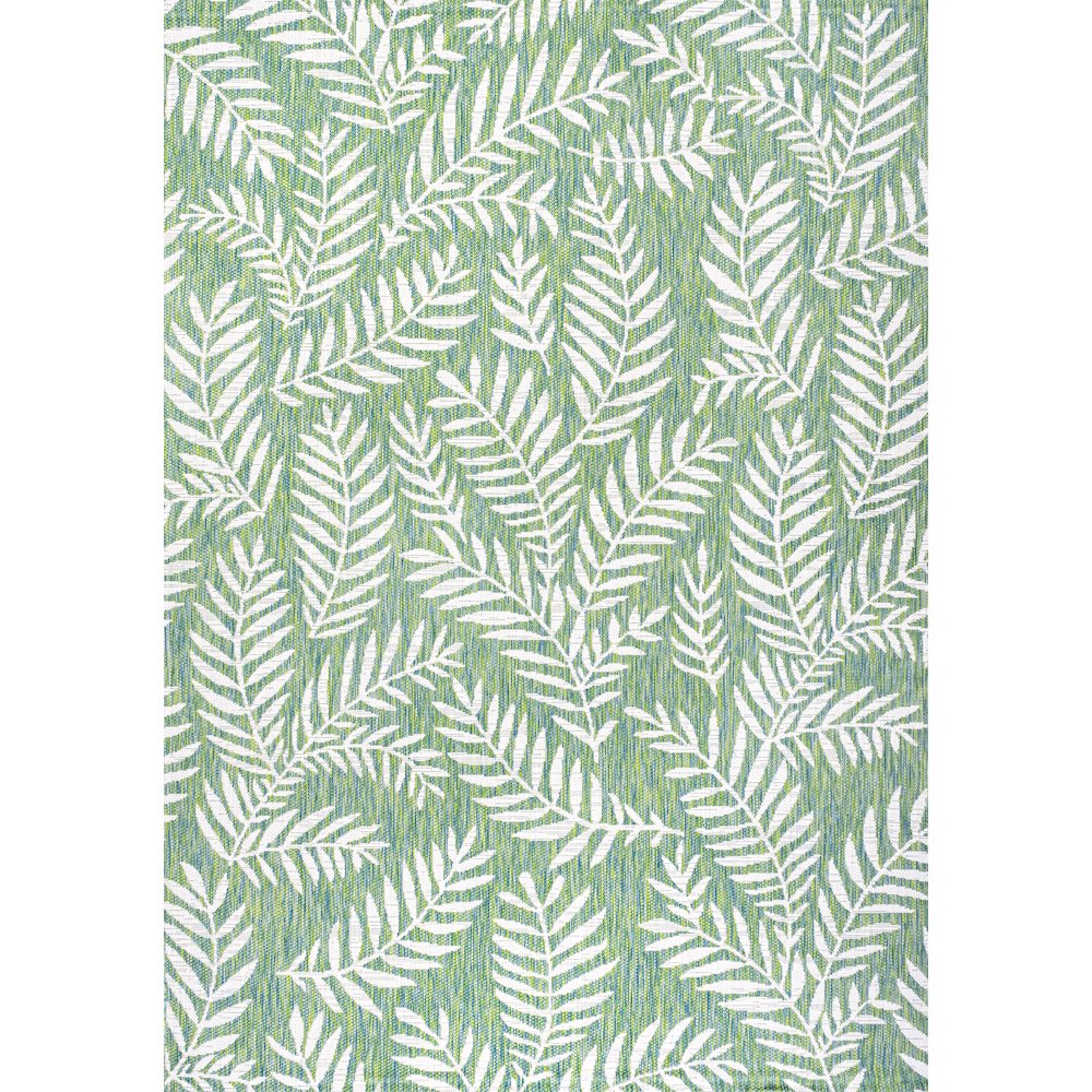 Nevis Palm Frond Indoor/Outdoor Area Rug. Picture 1