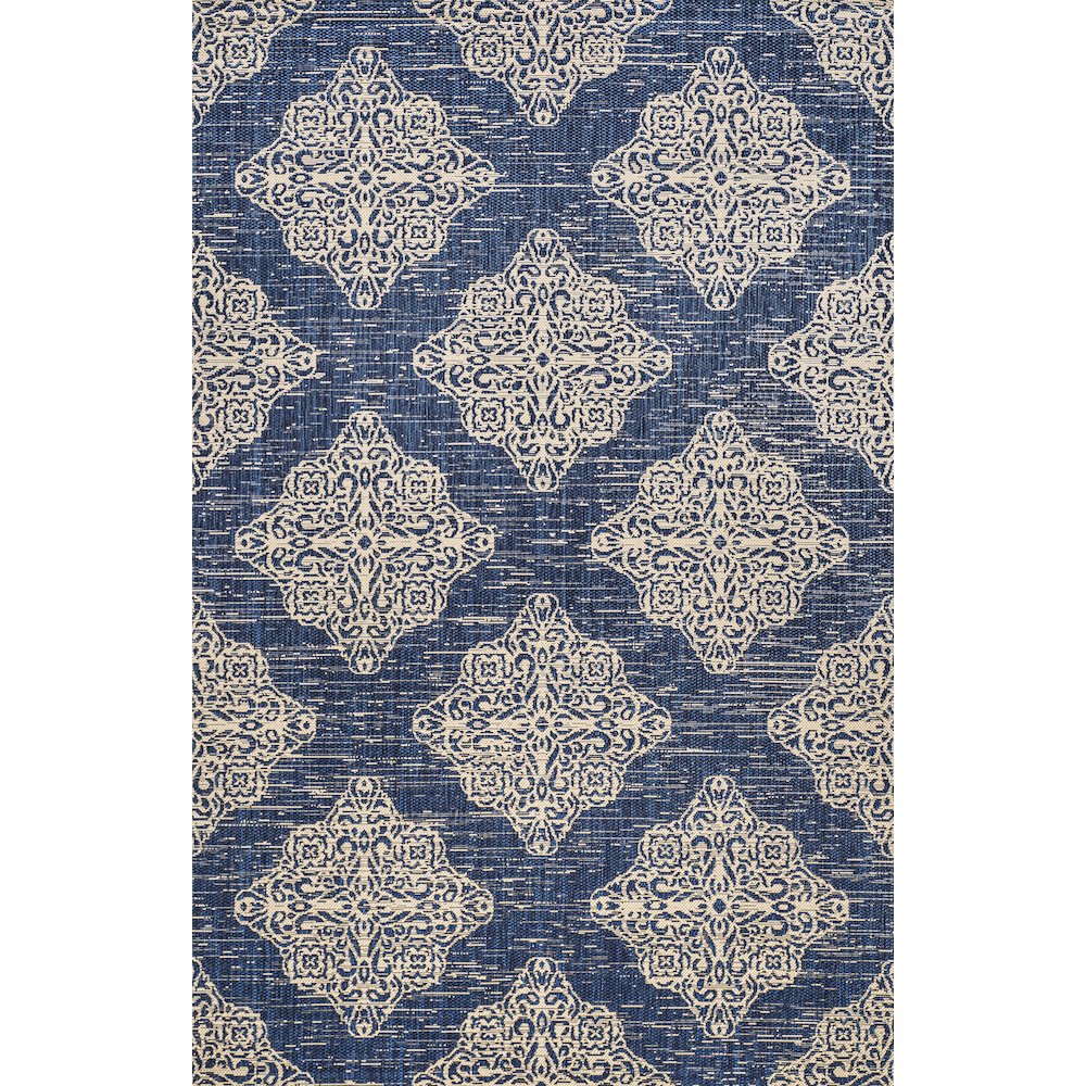 Tuscany Ornate Medallions Indoor/Outdoor Area Rug. Picture 1