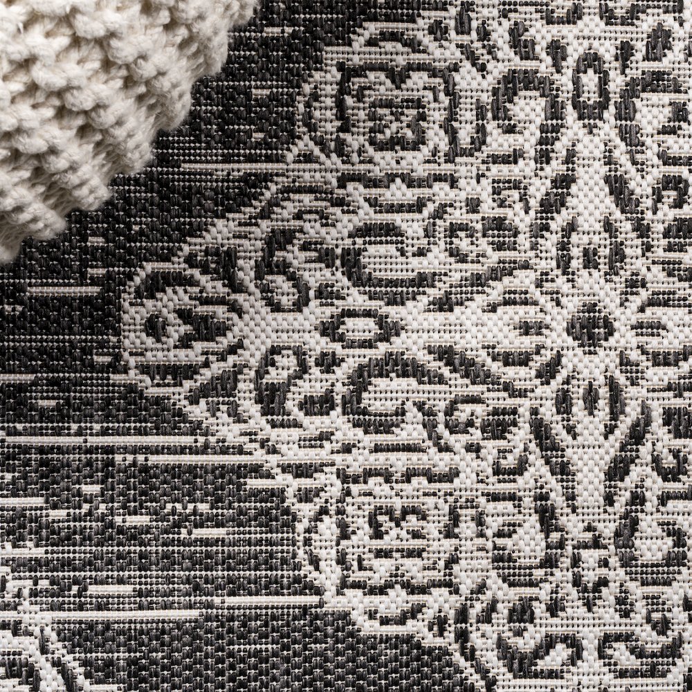 Tuscany Ornate Medallions Indoor/Outdoor Area Rug. Picture 4