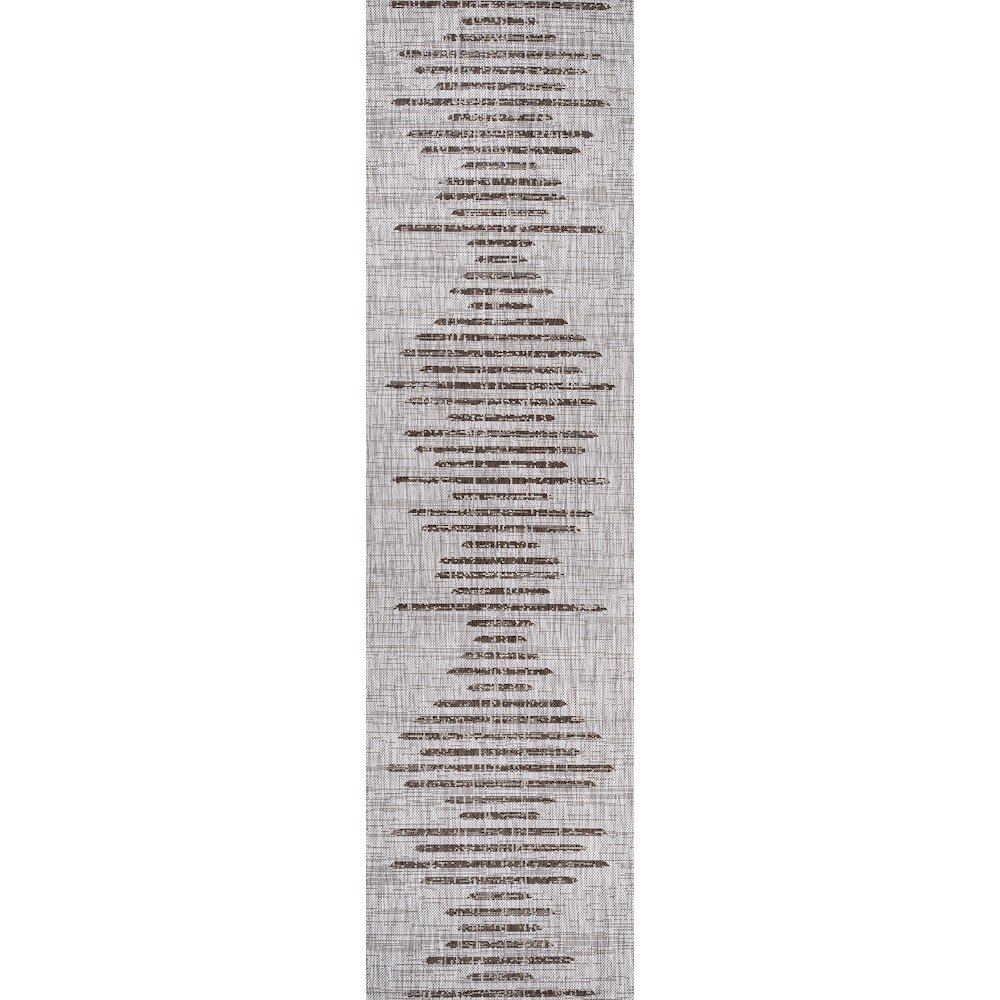 Zolak Berber Stripe Geometric Indoor/Outdoor Area Rug. Picture 1