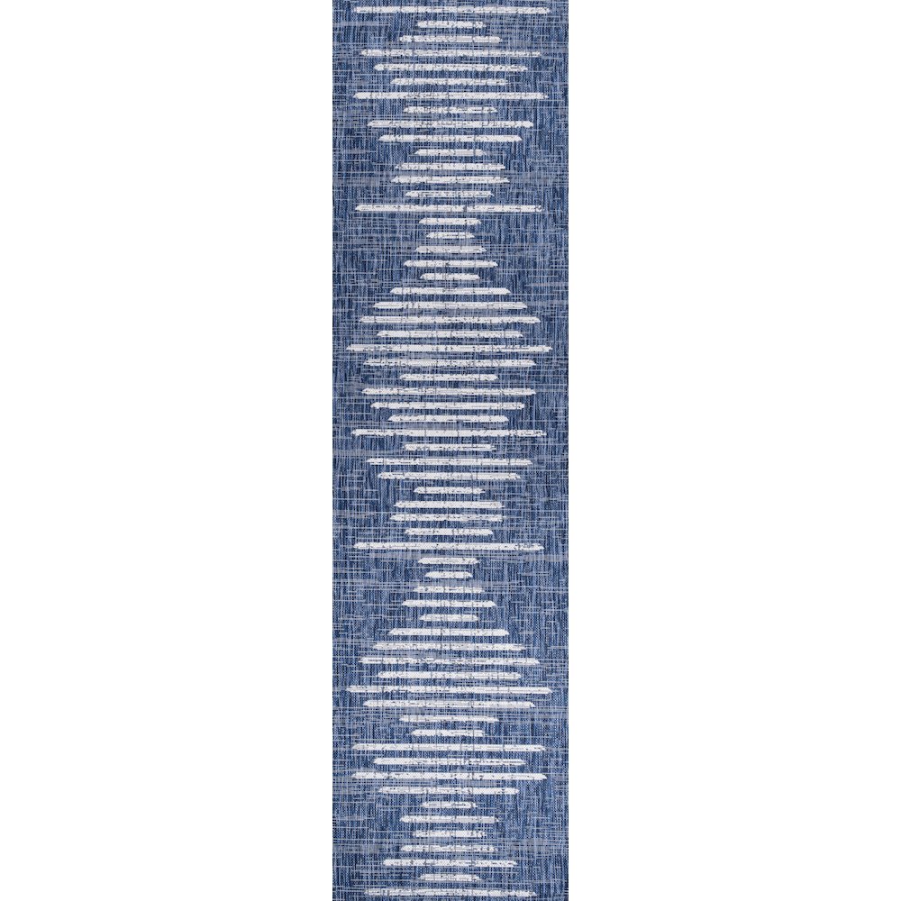 Zolak Berber Stripe Geometric Indoor/Outdoor Area Rug. Picture 1