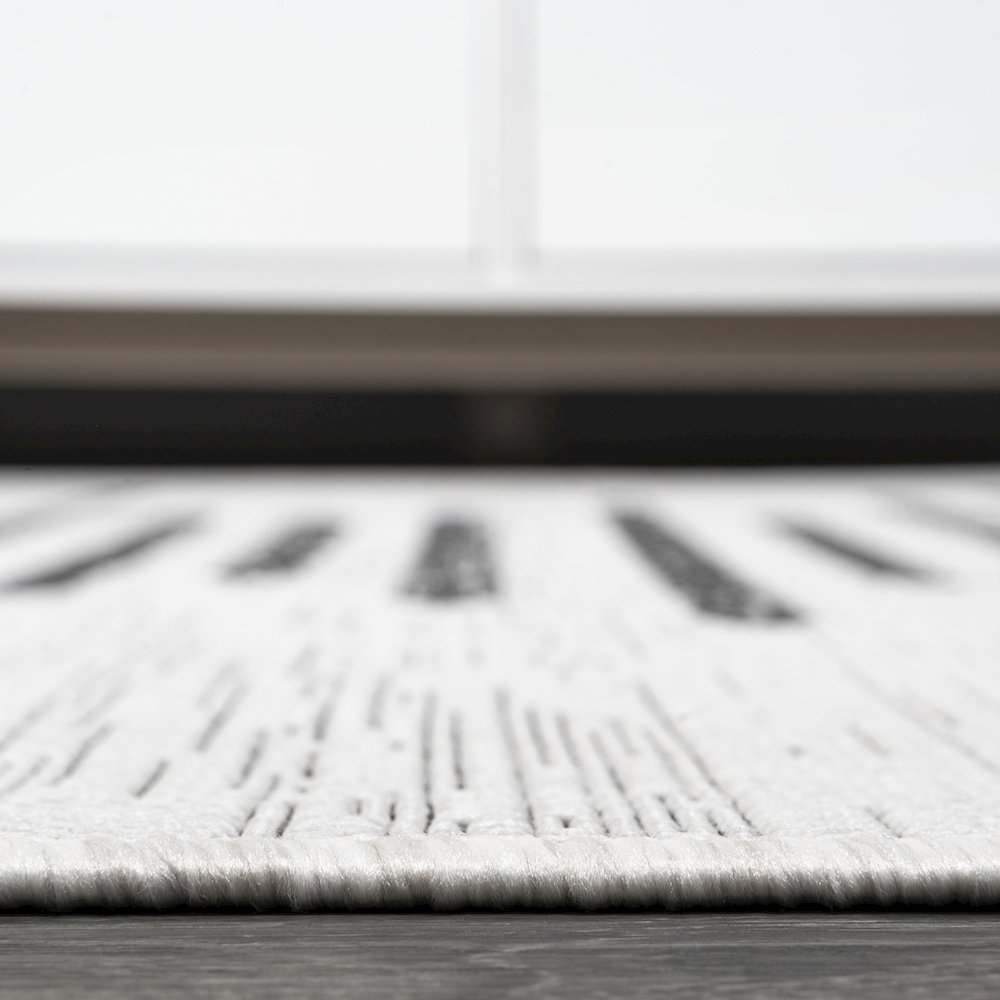 Zolak Berber Stripe Geometric Indoor/Outdoor Area Rug. Picture 11