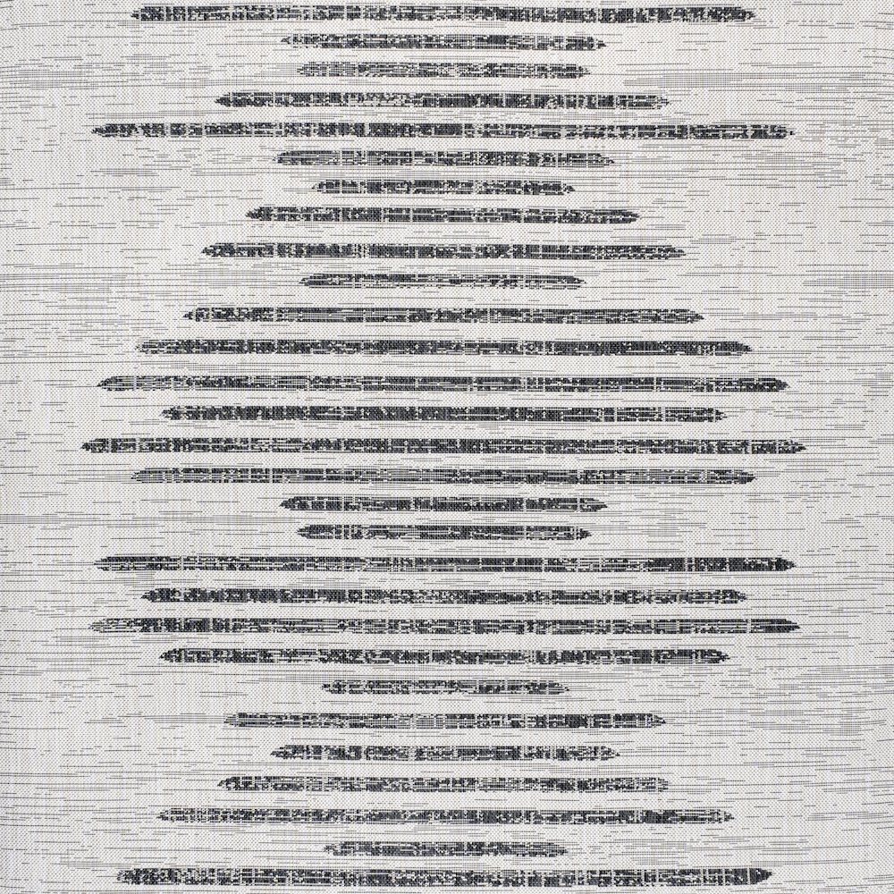 Zolak Berber Stripe Geometric Indoor/Outdoor Area Rug. Picture 2