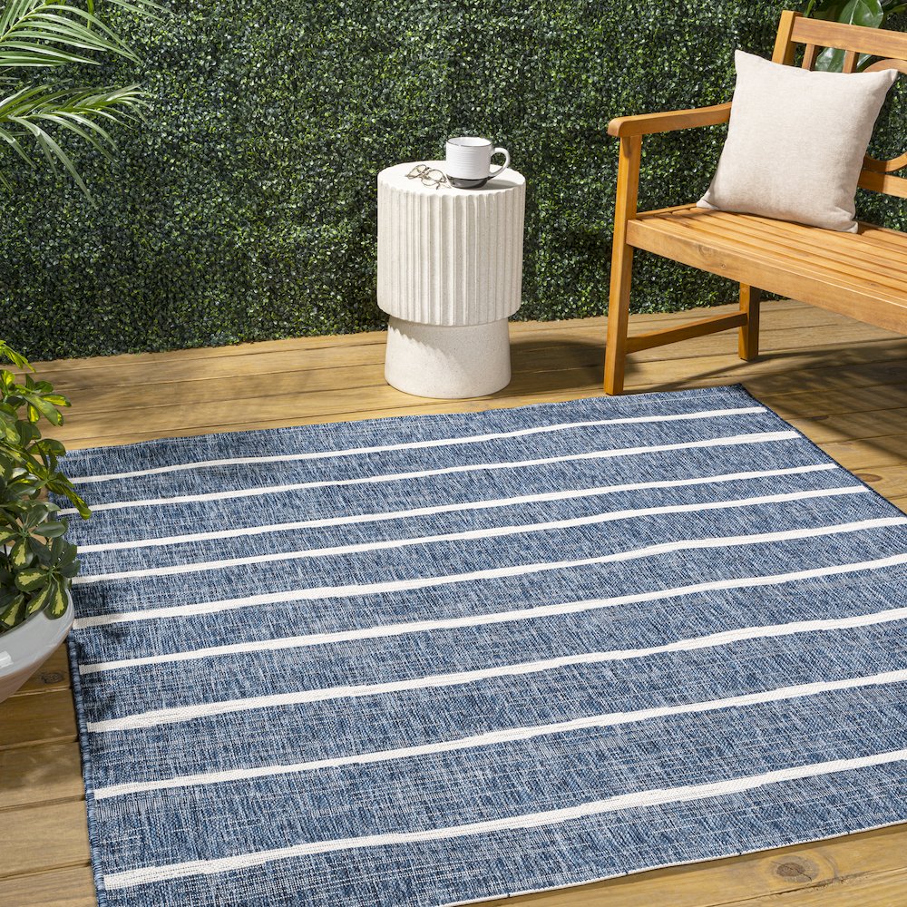 Colonia Berber Stripe  Indoor/Outdoor  Rug. Picture 1
