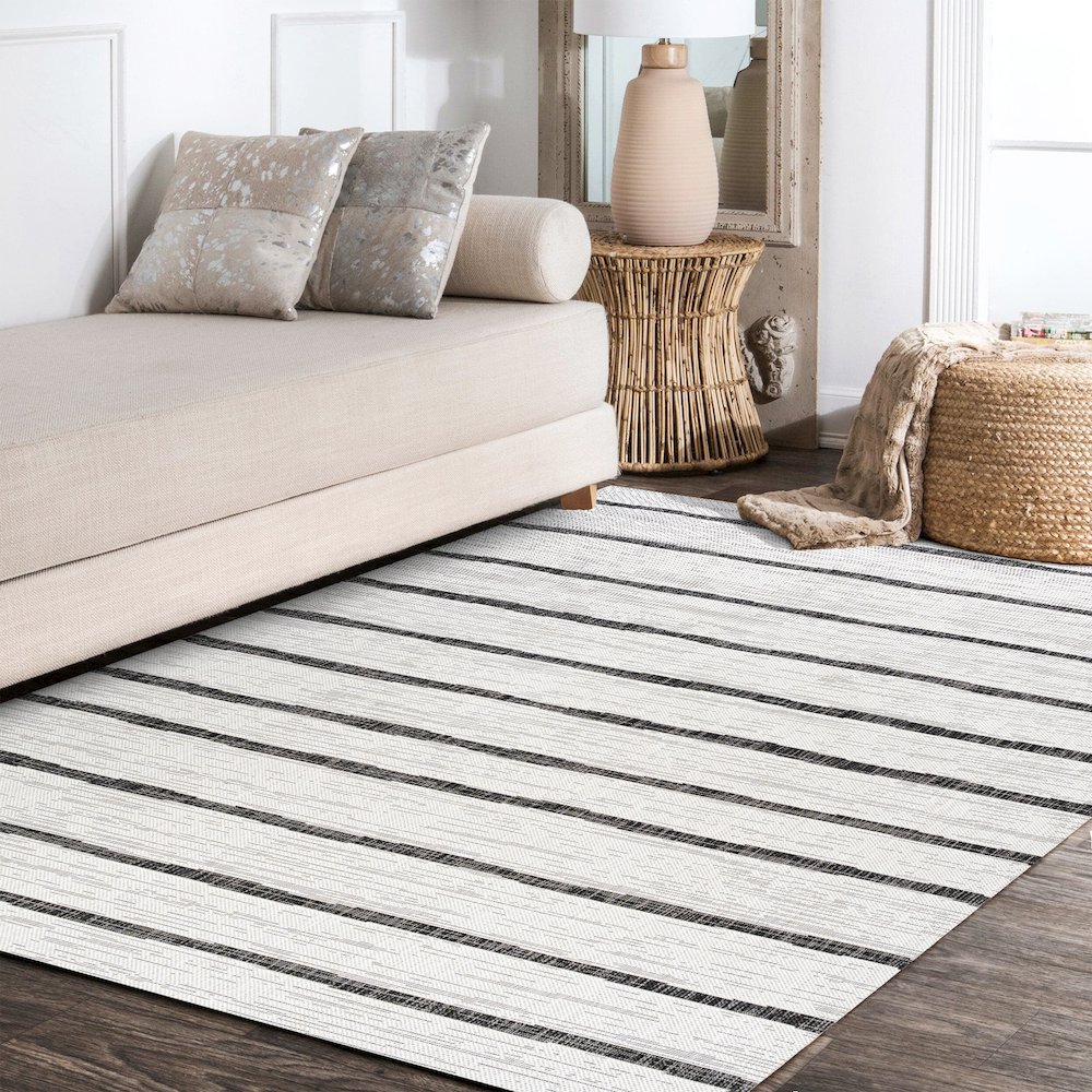 Colonia Berber Stripe Indoor/Outdoor Area Rug. Picture 13