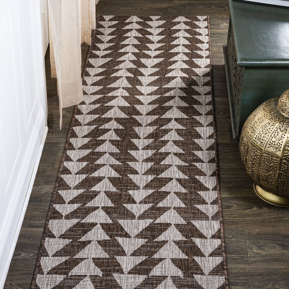 Andratx Modern Tribal Geometric Indoor/Outdoor Area Rug. Picture 2