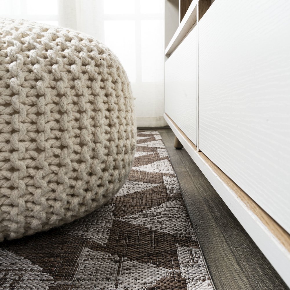 Andratx Modern Tribal Geometric Indoor/Outdoor Area Rug. Picture 7