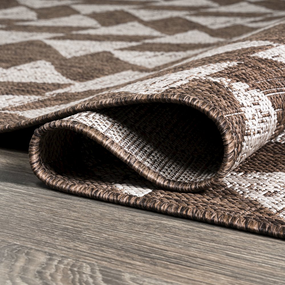 Andratx Modern Tribal Geometric Indoor/Outdoor Area Rug. Picture 8