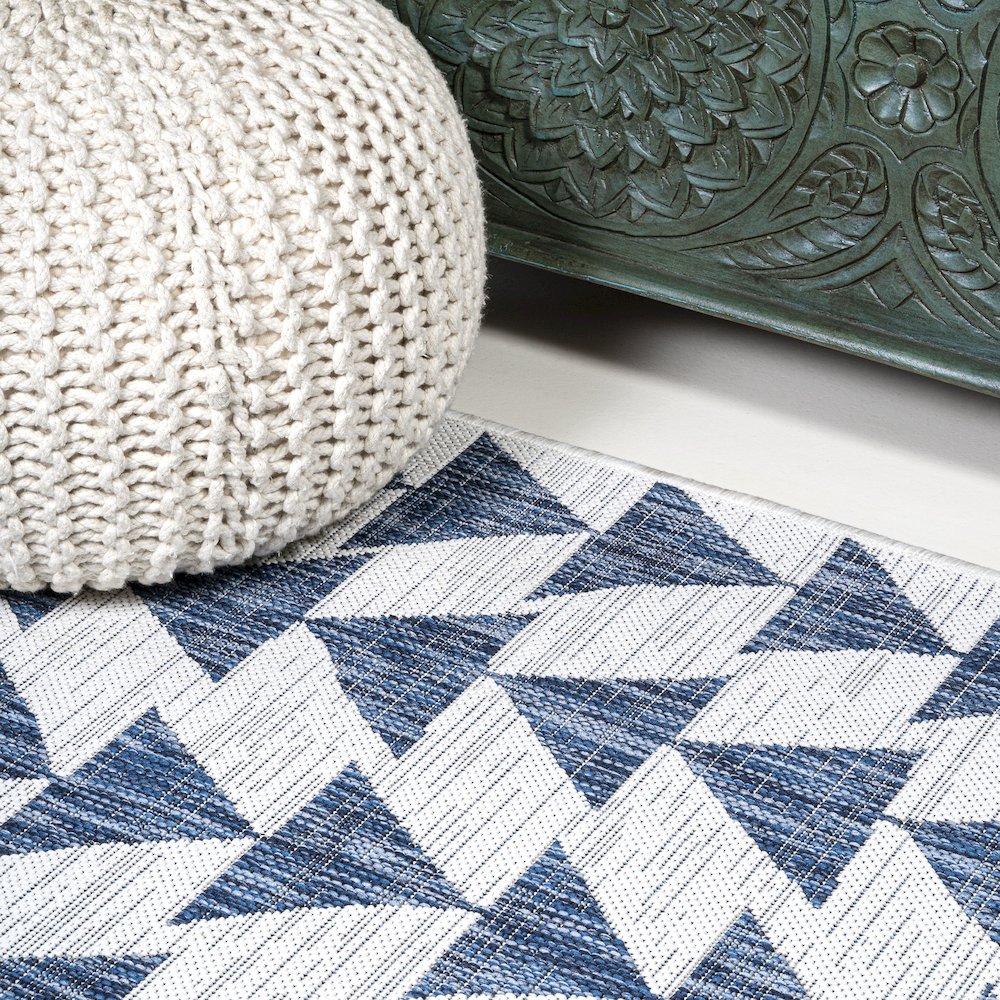 Andratx Modern Tribal Geometric Indoor/Outdoor Area Rug. Picture 5