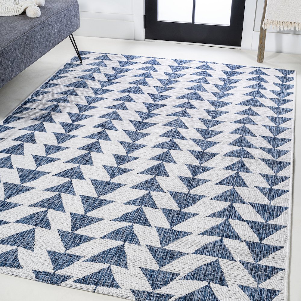 Andratx Modern Tribal Geometric Indoor/Outdoor Area Rug. Picture 2