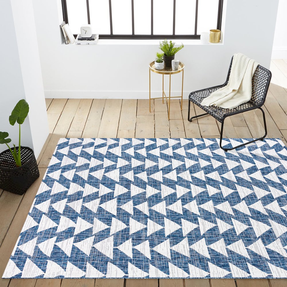 Andratx Modern Tribal Geometric Indoor/Outdoor Area Rug. Picture 16