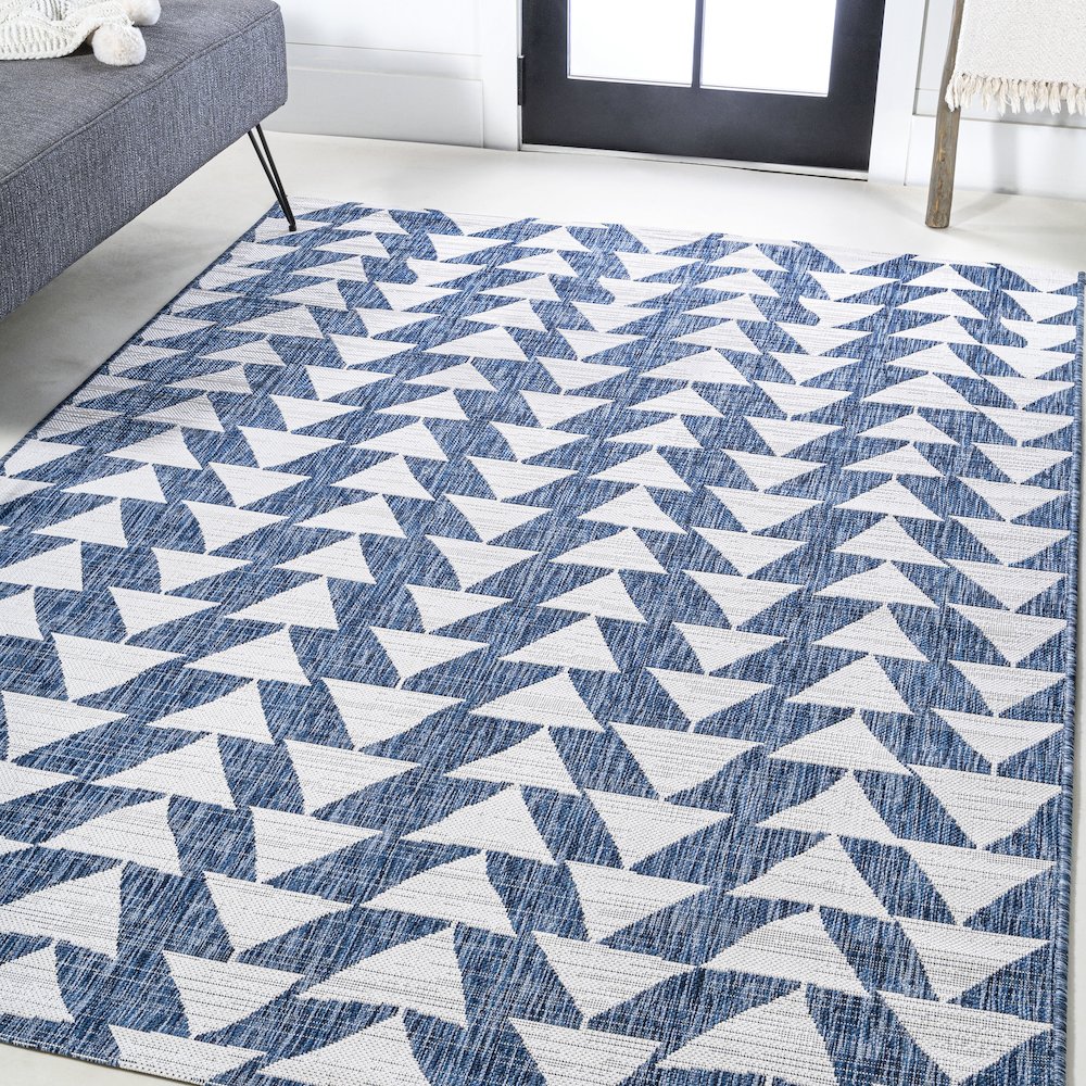 Andratx Modern Tribal Geometric Indoor/Outdoor Area Rug. Picture 2