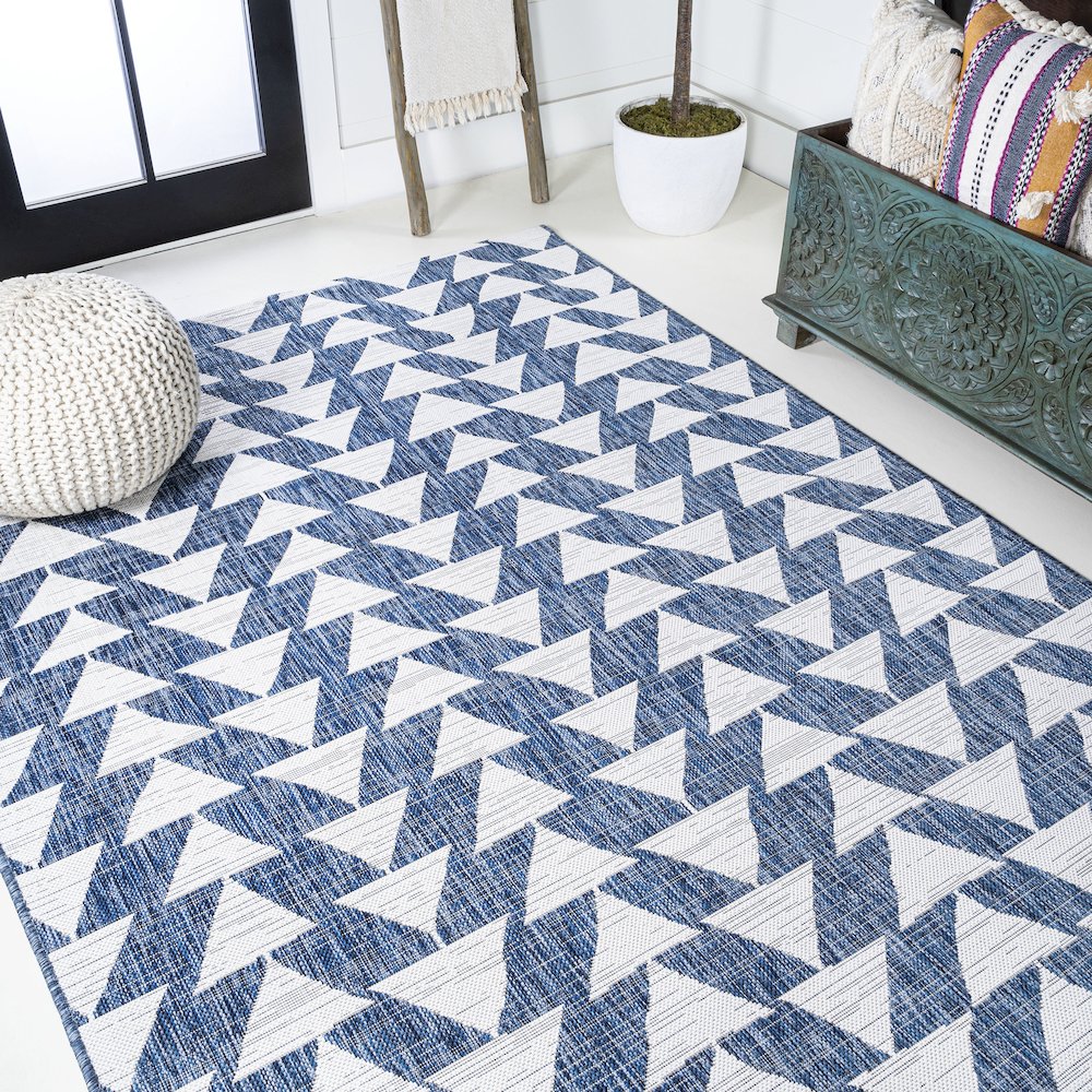 Andratx Modern Tribal Geometric Indoor/Outdoor Area Rug. Picture 4