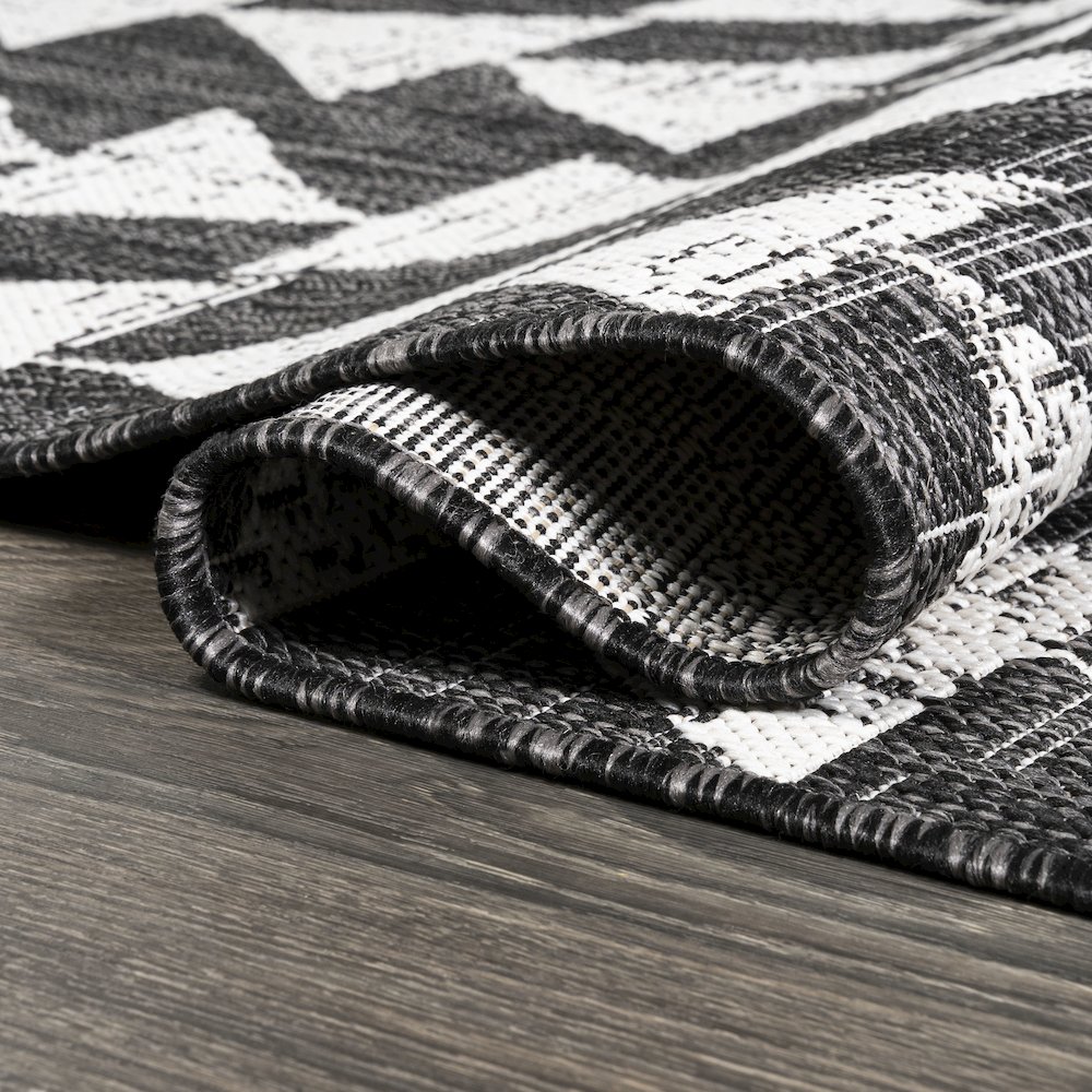 Andratx Modern Tribal Geometric Indoor/Outdoor Area Rug. Picture 8