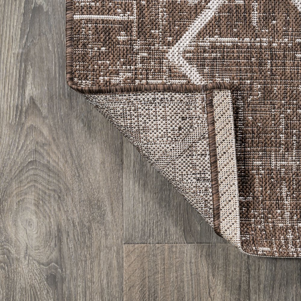 Carwa Tribal Diamond Trellis Indoor/Outdoor Area Rug. Picture 3