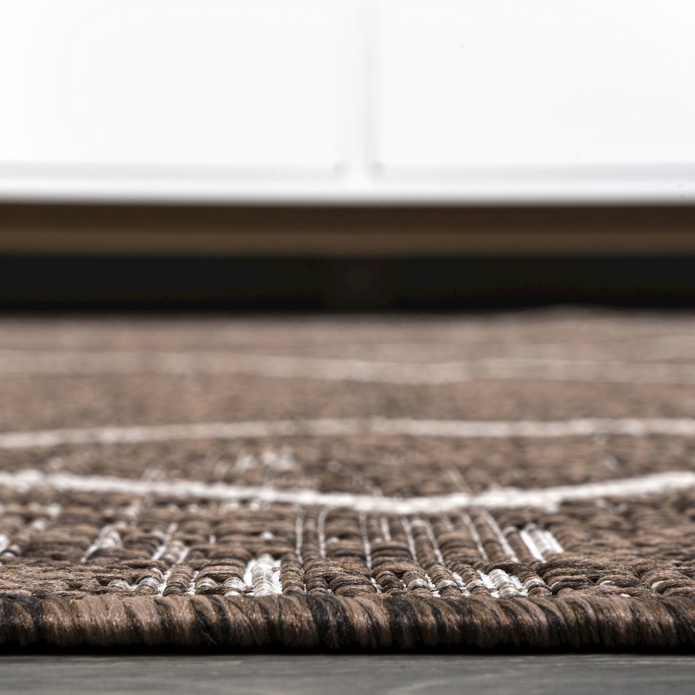 Carwa Tribal Diamond Trellis Indoor/Outdoor Area Rug. Picture 11