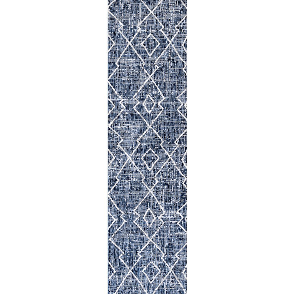 Carwa Tribal Diamond Trellis Indoor/Outdoor Area Rug. Picture 1