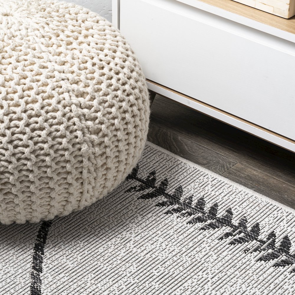 Derya Tribal Diamond Trellis Indoor/Outdoor Area Rug. Picture 5