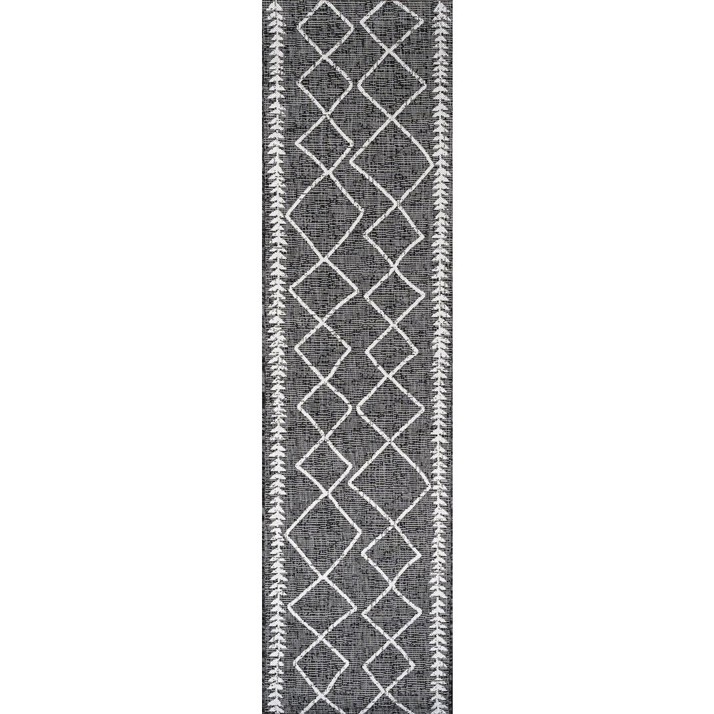Derya Tribal Diamond Trellis Indoor/Outdoor Area Rug. Picture 1