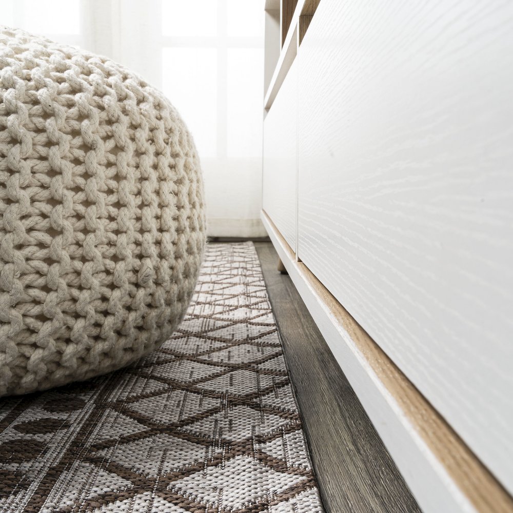 Kafel Tribal Bohemian Indoor/Outdoor Area Rug. Picture 7