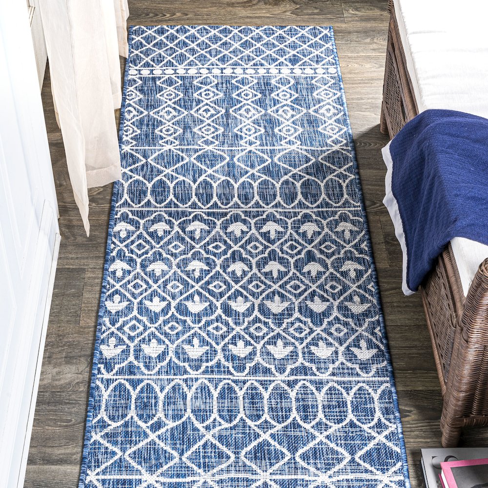 Kafel Tribal Bohemian Indoor/Outdoor Area Rug. Picture 2