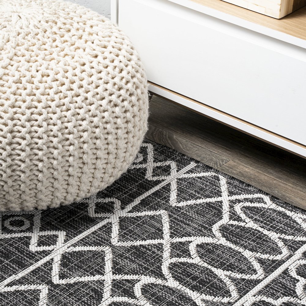 Kafel Tribal Bohemian Indoor/Outdoor Area Rug. Picture 5