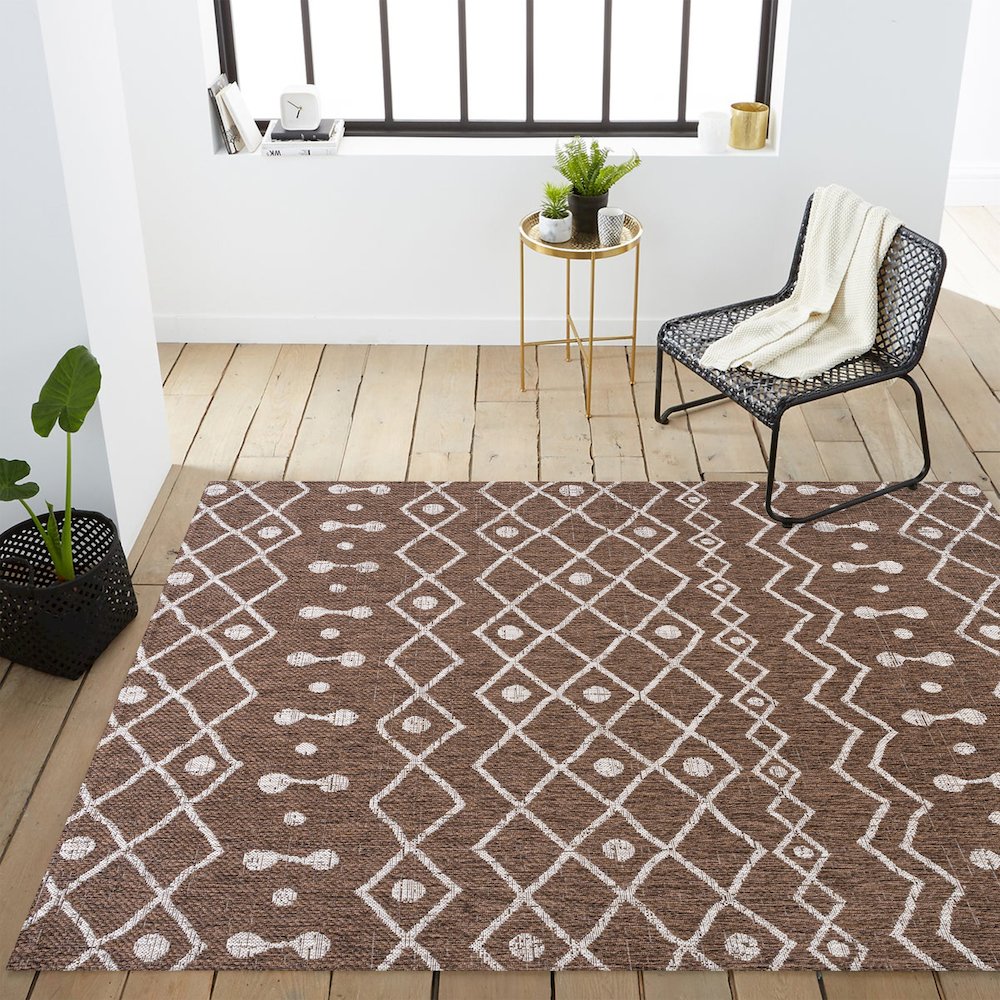 Nokat Tribal Bohemian Indoor/Outdoor Area Rug. Picture 16
