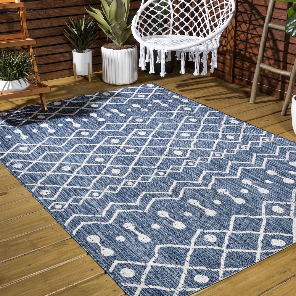 Nokat Tribal Bohemian Indoor/Outdoor Area Rug. Picture 7