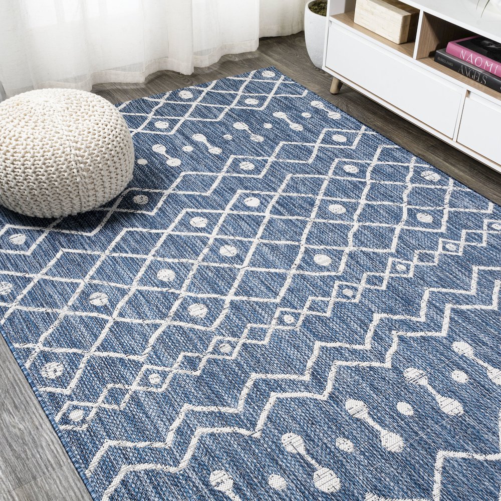 Nokat Tribal Bohemian Indoor/Outdoor Area Rug. Picture 4