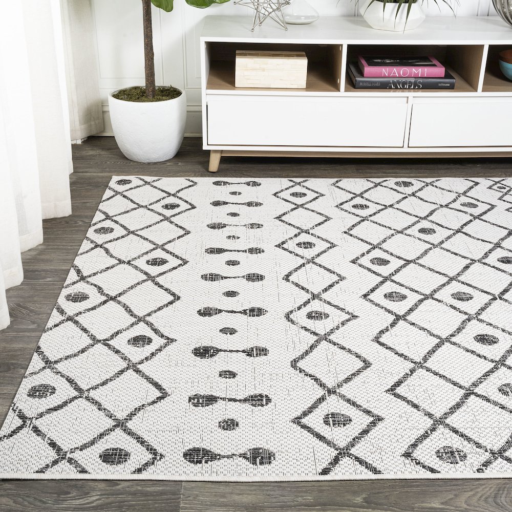 Nokat Tribal Bohemian Indoor/Outdoor Area Rug. Picture 3