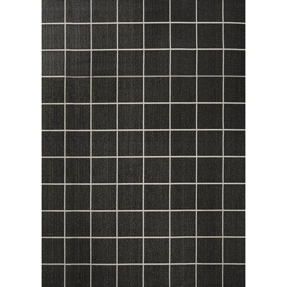 Grid Modern Squares Indoor/Outdoor Area Rug. Picture 1