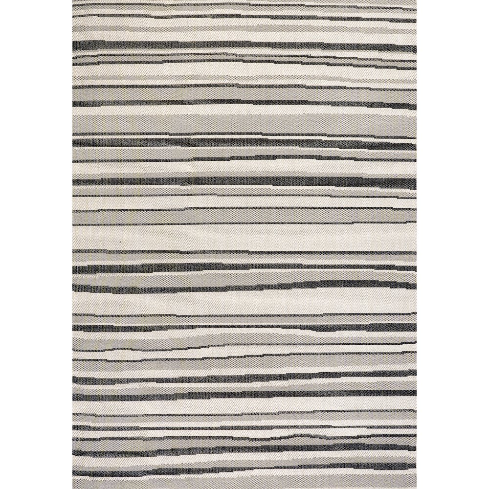 Castara Wavy Stripe Modern Indoor/Outdoor Area Rug. Picture 1