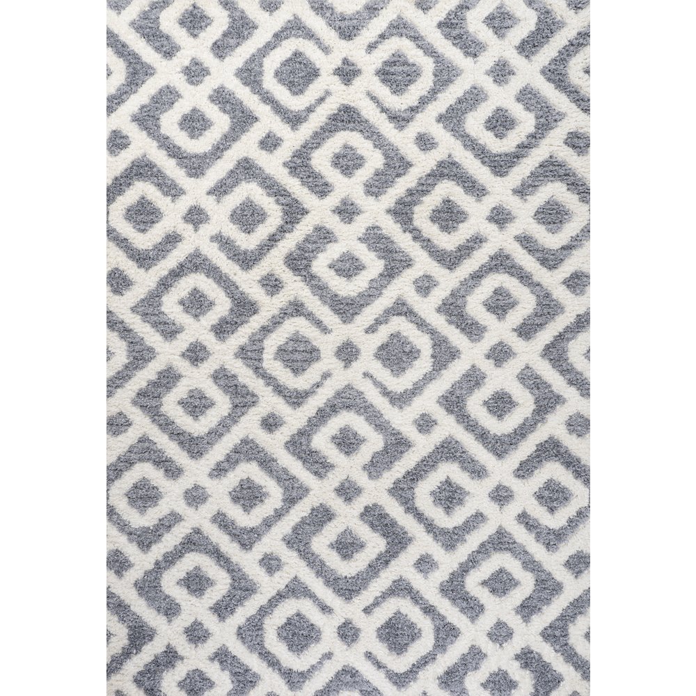 Astrid Retro Trellis High-Low Area Rug. Picture 1