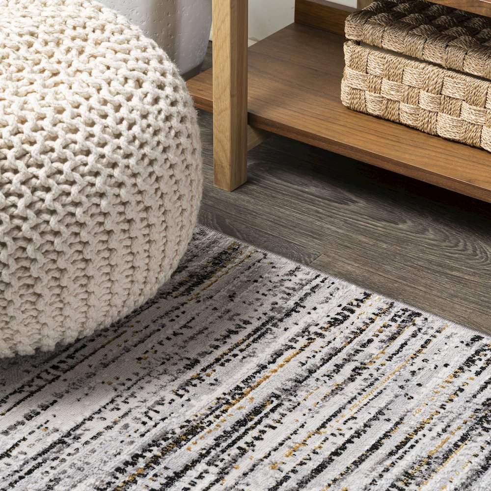 Loom Modern Strie Area Rug. Picture 5