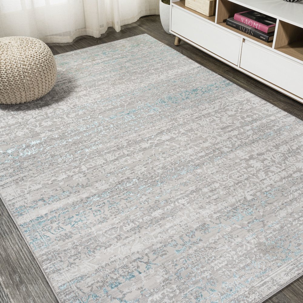 Tidal Modern Strie Area Rug. Picture 4