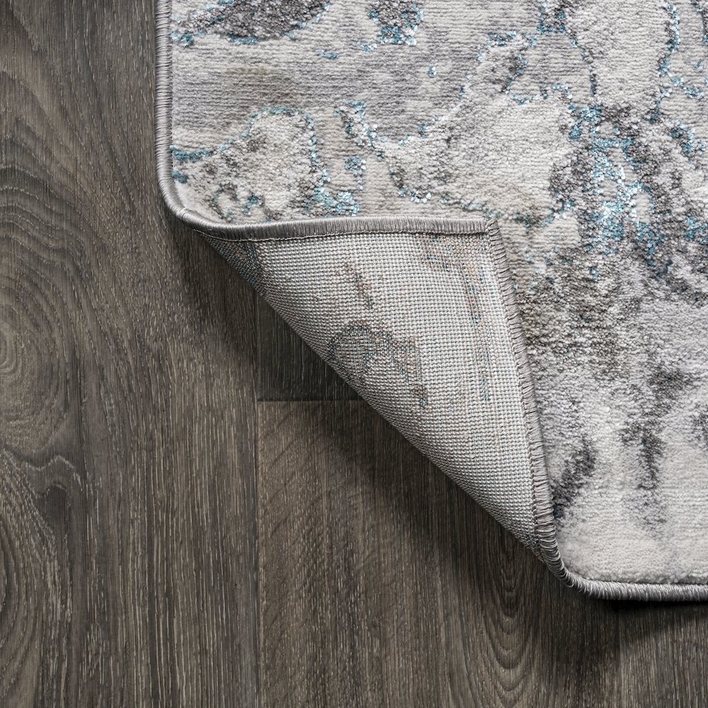 Swirl Marbled Abstract Area Rug. Picture 3