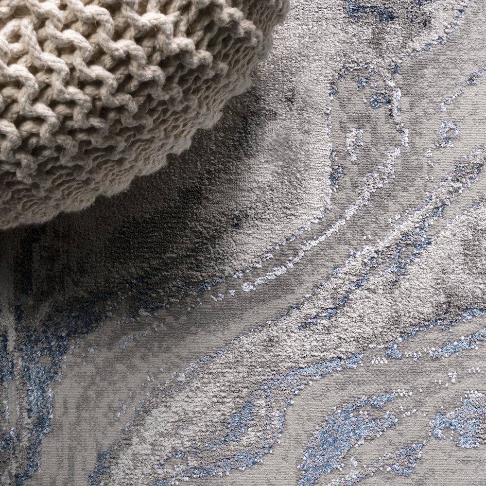Swirl Marbled Abstract Area Rug. Picture 4