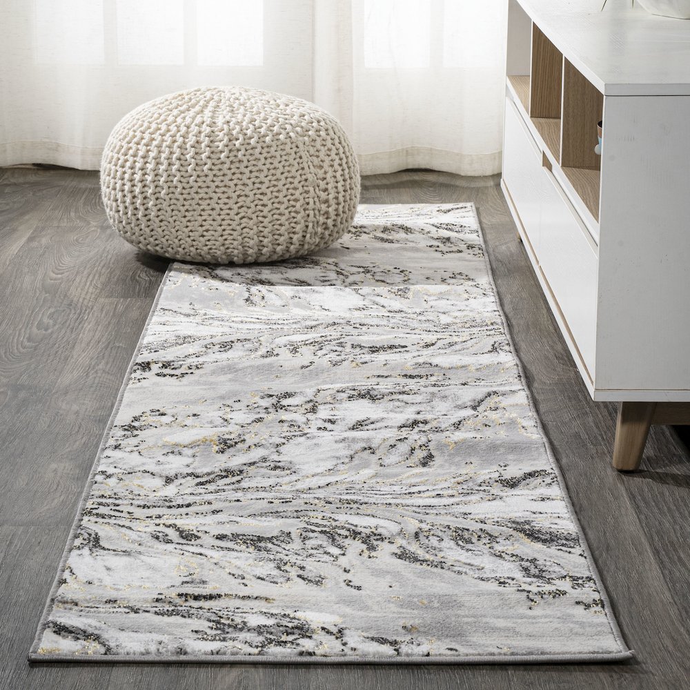 Swirl Marbled Abstract Area Rug. Picture 2