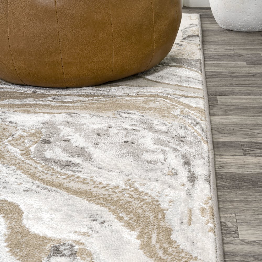 Swirl Marbled Abstract Area Rug. Picture 8