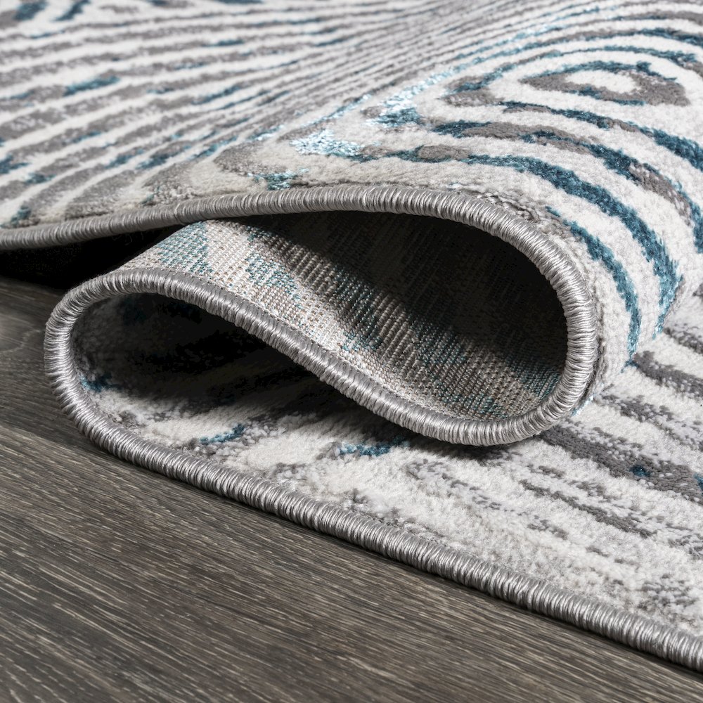 Timeworn Modern Abstract Area Rug. Picture 7