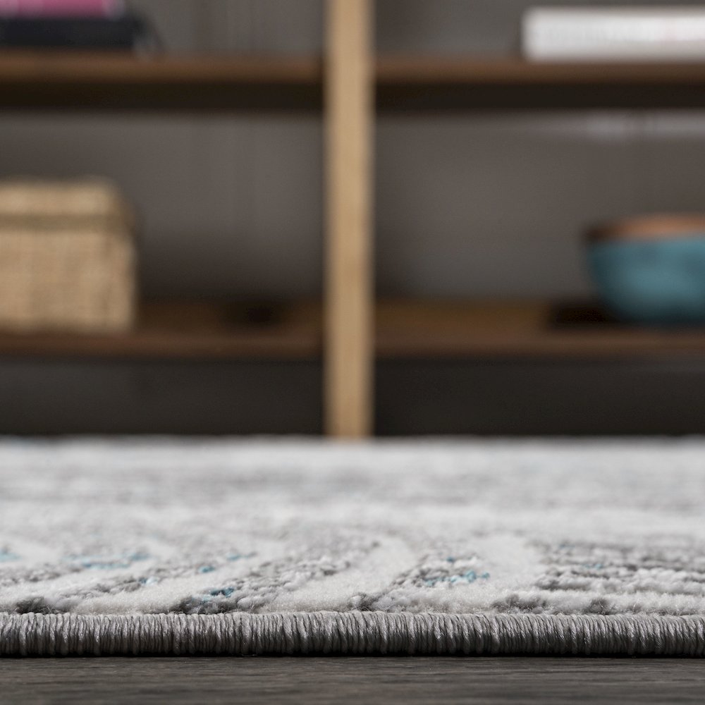 Timeworn Modern Abstract Area Rug. Picture 8