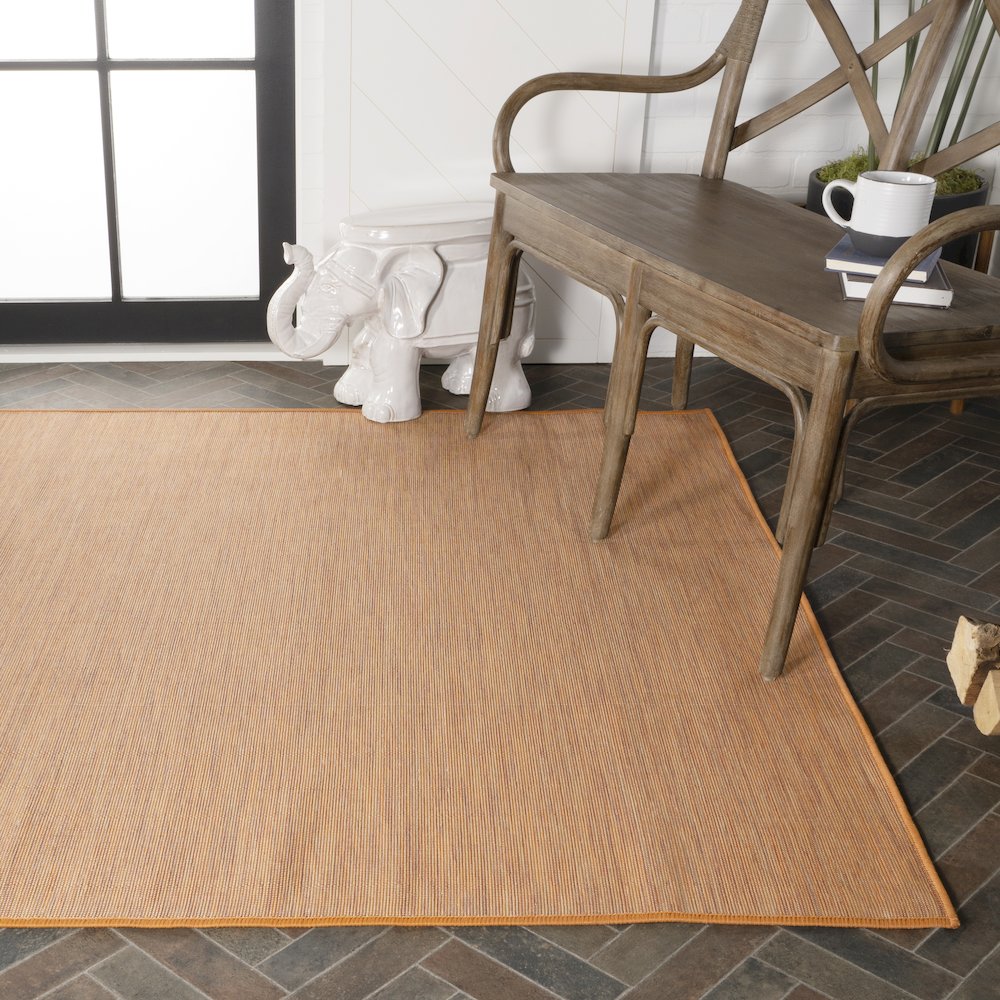 Ethan Modern Flatweave Solid Area Rug. Picture 8