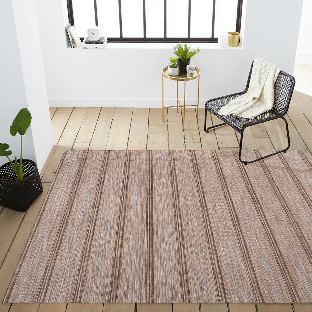 Bo Modern Farmhouse Wide Stripe Area Rug. Picture 17
