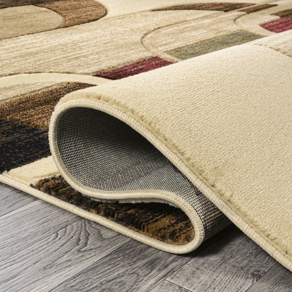 Tamara Retro Abstract Arches Area Rug. Picture 9